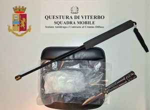 Viterbo - Polizia - La droga sequestrata