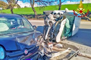 Roma - L'incidente in via Braccianese