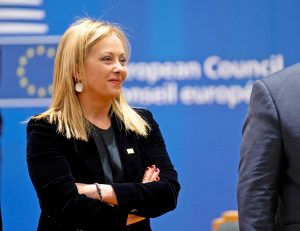 Bruxelles - Giorgia Meloni al Consiglio europeo