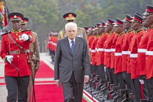Sergio Mattarella in Kenya