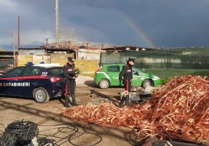 Cittaducale - il carico di rame ritrovato
