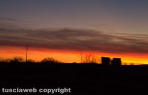 Tramonto a Civita Castellana