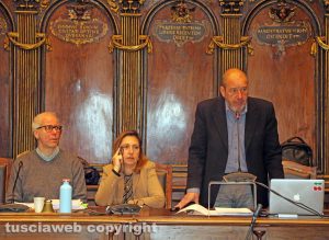 Viterbo - Consiglio comunale - Moricoli, Angiani e Franco