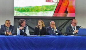 La delegazione alla BMT di Napoli