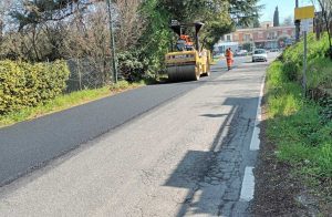 I lavori sulla strada provinciale Valle di Vico