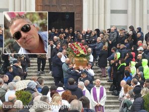Orte - I funerali di Moreno Marone