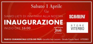 Scavolini Store Viterbo - invito inaugurazione