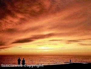 Tramonto a Marina di Cerveteri
