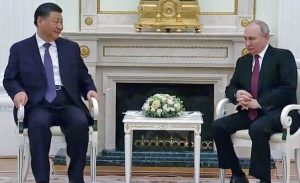 Mosca - Xi Jinping e Vladimir Putin