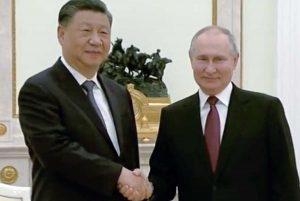 Mosca - Xi Jinping e Vladimir Putin