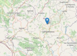 Forte scossa di terremoto in provincia di Campobasso di magnitudo 4,6
