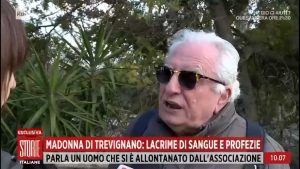 Trevignano romano - Il signor Luigi ai microfoni di "Storie italiane"