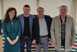 La segreteria Cisl col segretario generale