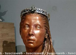 Il busto di Amalasunta realizzato da Francesco Maria Capotosti