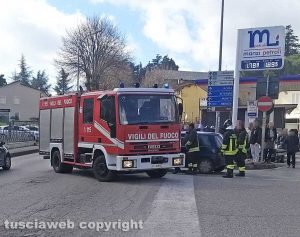 Montefiascone - Donna investita in via Cannelle