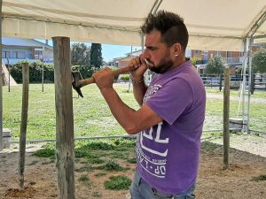 Tarquinia - L'allestimento della fattoria didattica