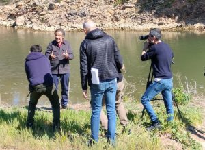Le riprese di Rai 3 a Tolfa e Allumiere