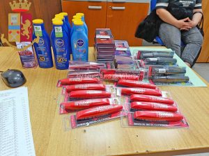 Viterbo - La refurtiva recuperata dalla polizia