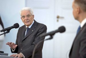 Varsavia - Il presidente Sergio Mattarella
