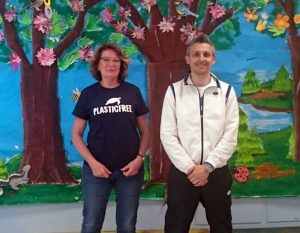 Monterosi - Annika Klumien e il consigliere comunale Mascagna