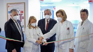 Roma - Il presidente Rocca all'inaugurazione del reparto di unità spinale e la "Casa agevole" del Cto Alesini