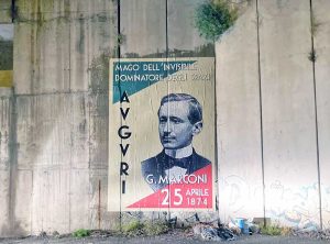 Viterbo. - Il manifesto su Guglielmo Marconi