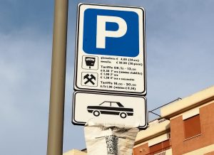 Civitavecchia - Il parcheggio in piazza XXIV Maggio