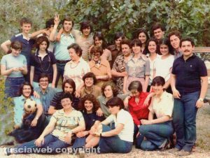 La quinta F 1978 del liceo scientifico Paolo Ruffini - Il pranzo dei cento giorni