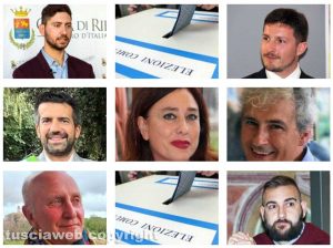 Elezioni comunali 203 - Stefano Bigiotti, Matteo Amori, Adelio Gregori, Martina Salza, Federico Grattarola, Pietro Paolo Anselmi, Jacopo Polidori