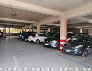 Viterbo - Le foto scattate al parcheggio della cittadella