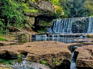 Il parco delle cascate di Chia