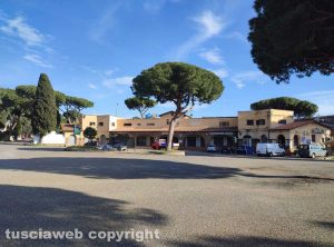 Civitavecchia - La piazza di Borgata Aurelia