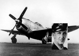 Un P-47 - Nel riquadro Don Norman Mulkey