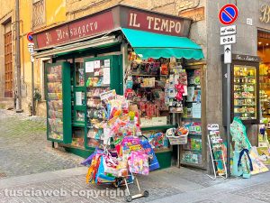 Viterbo - L'edicola di Simonetta Milioni