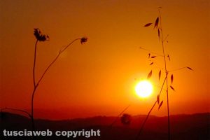 Alba sulla campagna di Bracciano