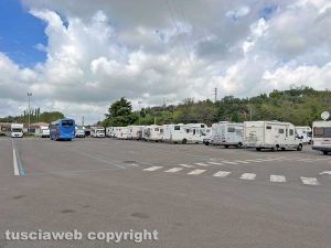 Viterbo - Il parcheggio di via San Paolo - Valle Faul