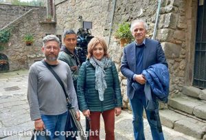 La troupe di 'Grandarte' a Bassano in Teverina