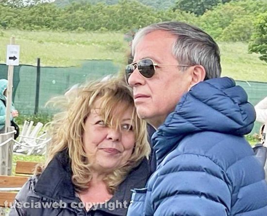 Madonna di Trevignano - La sedicente veggente Gisella Cardia col marito Gianni