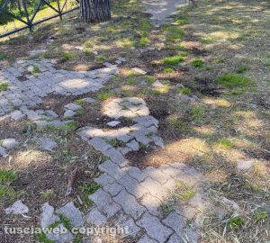 Viterbo - Pavimentazione parcheggio Sacrario