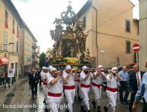 Viterbo - La macchina di Maria santissima Liberatrice per le vie della città