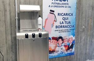 Montefiascone - I dispenser d'acqua al Dalla Chiesa