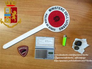 Viterbo - Polizia - La sostanza sequestrata