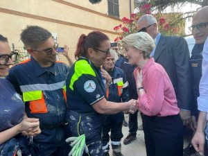 Cinzia Viglianti e Ursula Von der Leyen
