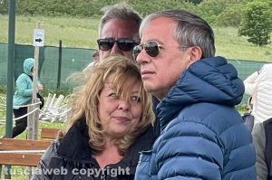 Madonna di Trevignano - La sedicente veggente Gisella Cardia col marito Gianni