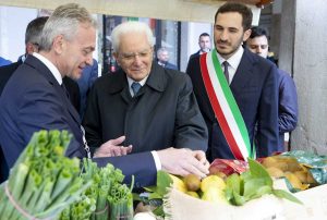 Cesena - Mattarella visita la fiera internazionale del settore ortofrutticolo