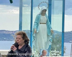 Madonna di Trevignano - La sedicente veggente Gisella Cardia