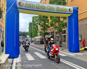 Viterbo - La decima edizione del motoraduno "Città dei Papi"