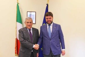 Antonio Tajani e Alessandro Romoli