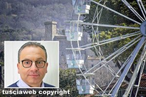 Bolsena - Ruota panoramica - Nel riquadro Paolo Dottarelli