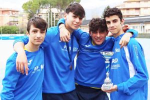 Sport - Atletica leggera - Finass Viterbo - Alcuni atleti della categoria Cadetti